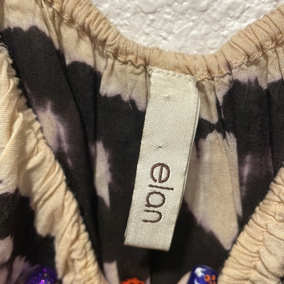 Elan Off the Shoulder Tie Dye Romper size small - Picture 4 of 6